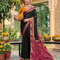 Designer Printed Saree with Blouse Piece for Special Occasions  | VDT-SONAKSHI-4