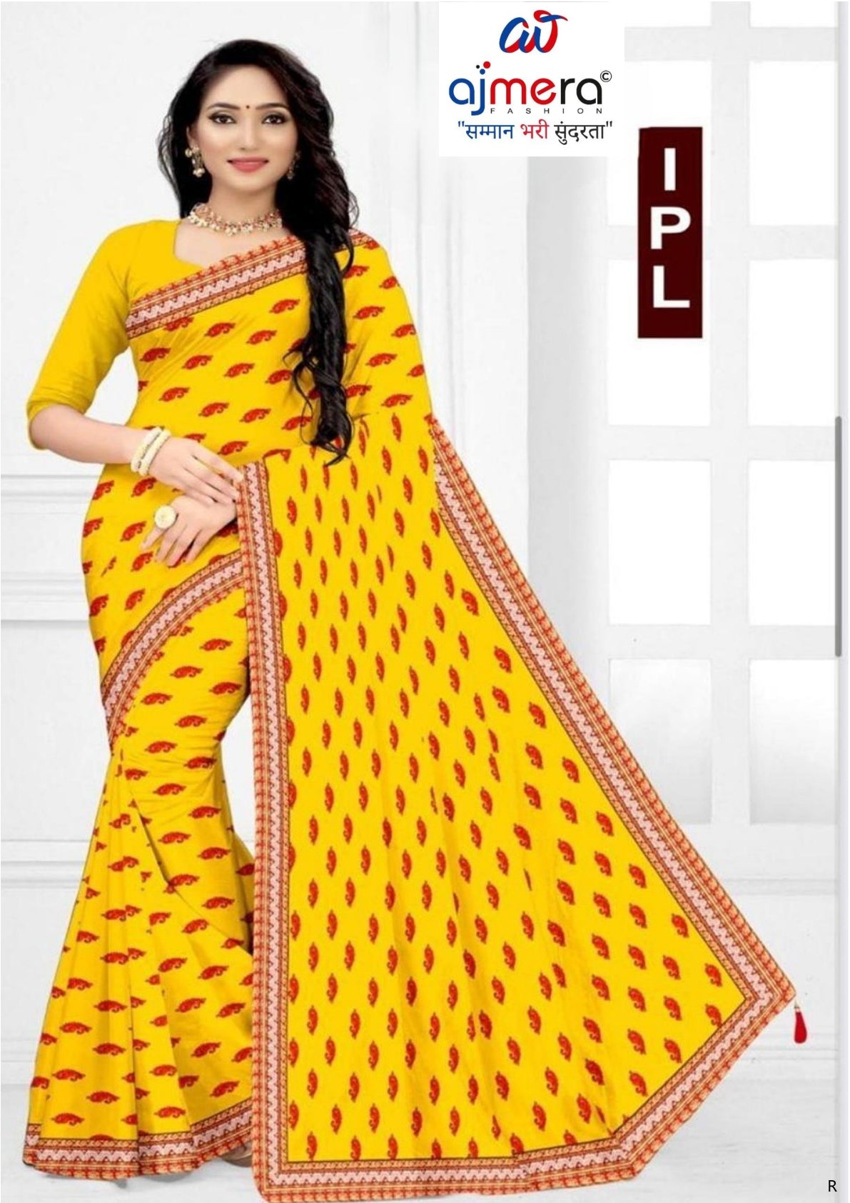 JP-Lycra Dyed Matching Saree B2B Supplier without Blouse for Premium Ethnic and Traditional Wear | JP-IPL