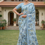 Graceful Printed Saree with Blouse Piece for Modern Ethnic Fashion  | RDD-FEMINA VOL-4