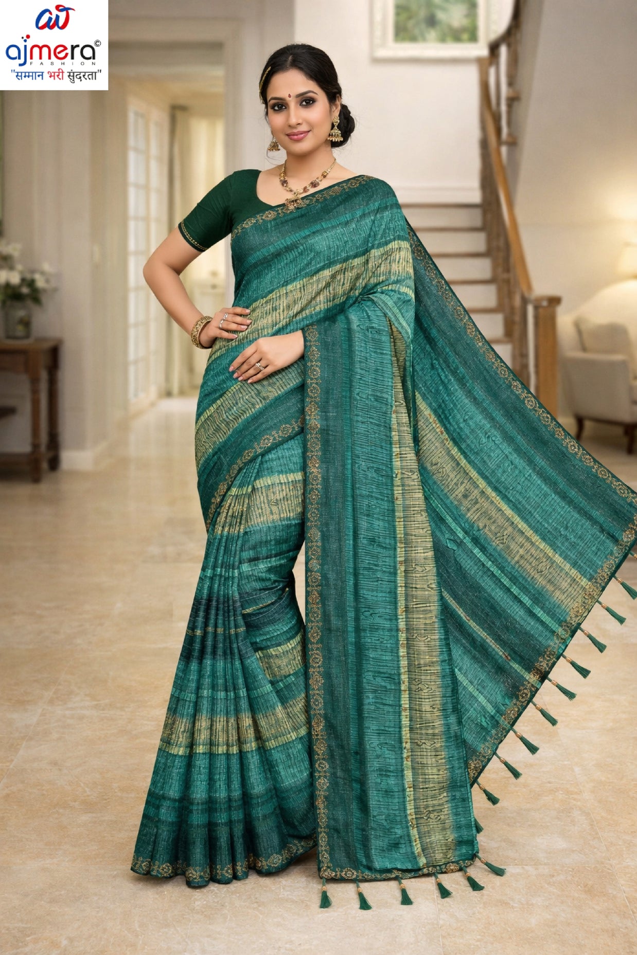 Matching Saree Wholesale with Blouse Piece for Premium Ethnic and Traditional Wear | RAL-BHASKAR