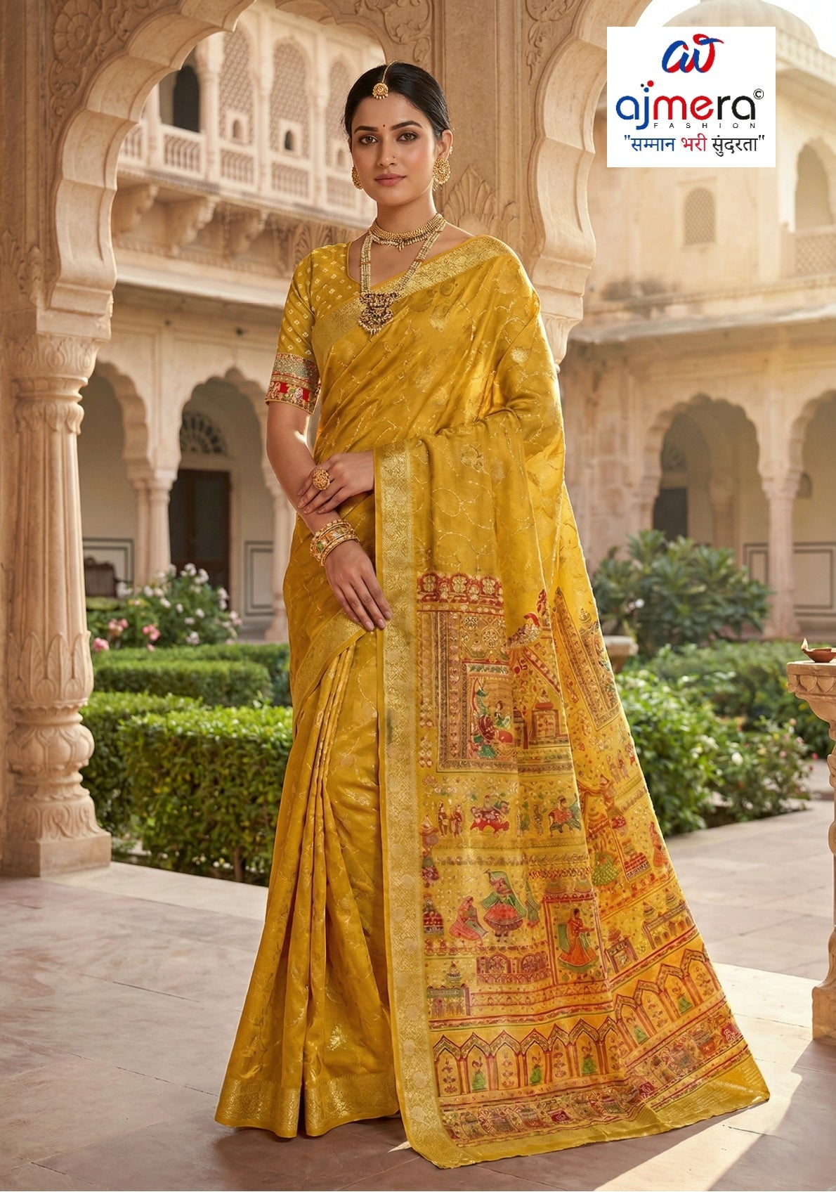 Graceful Printed Saree with Blouse Piece for Modern Ethnic Fashion | RMF-MAHIMA VOL-10