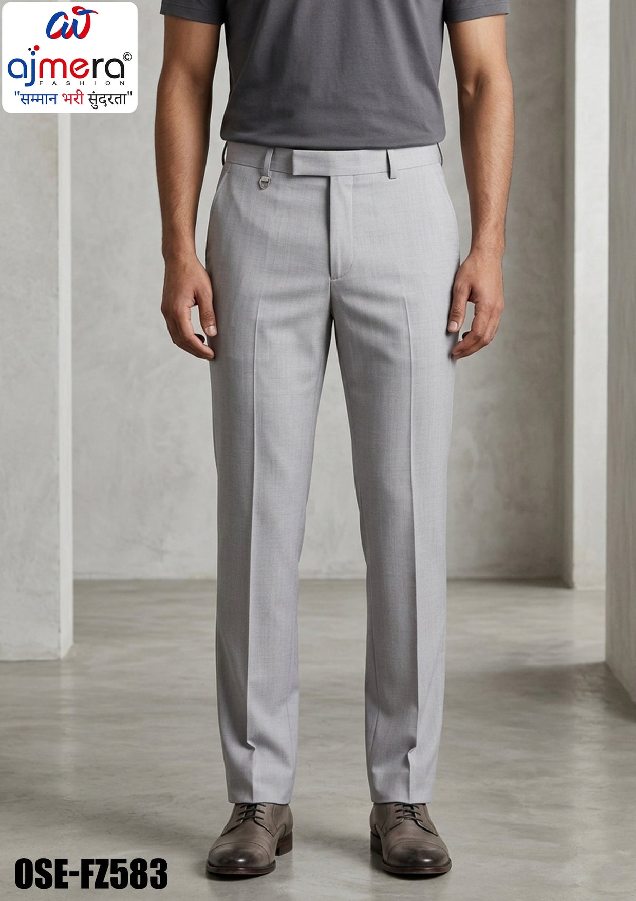Premium Men's Formal Pant for Office & Business Wear | OSE-FZ583