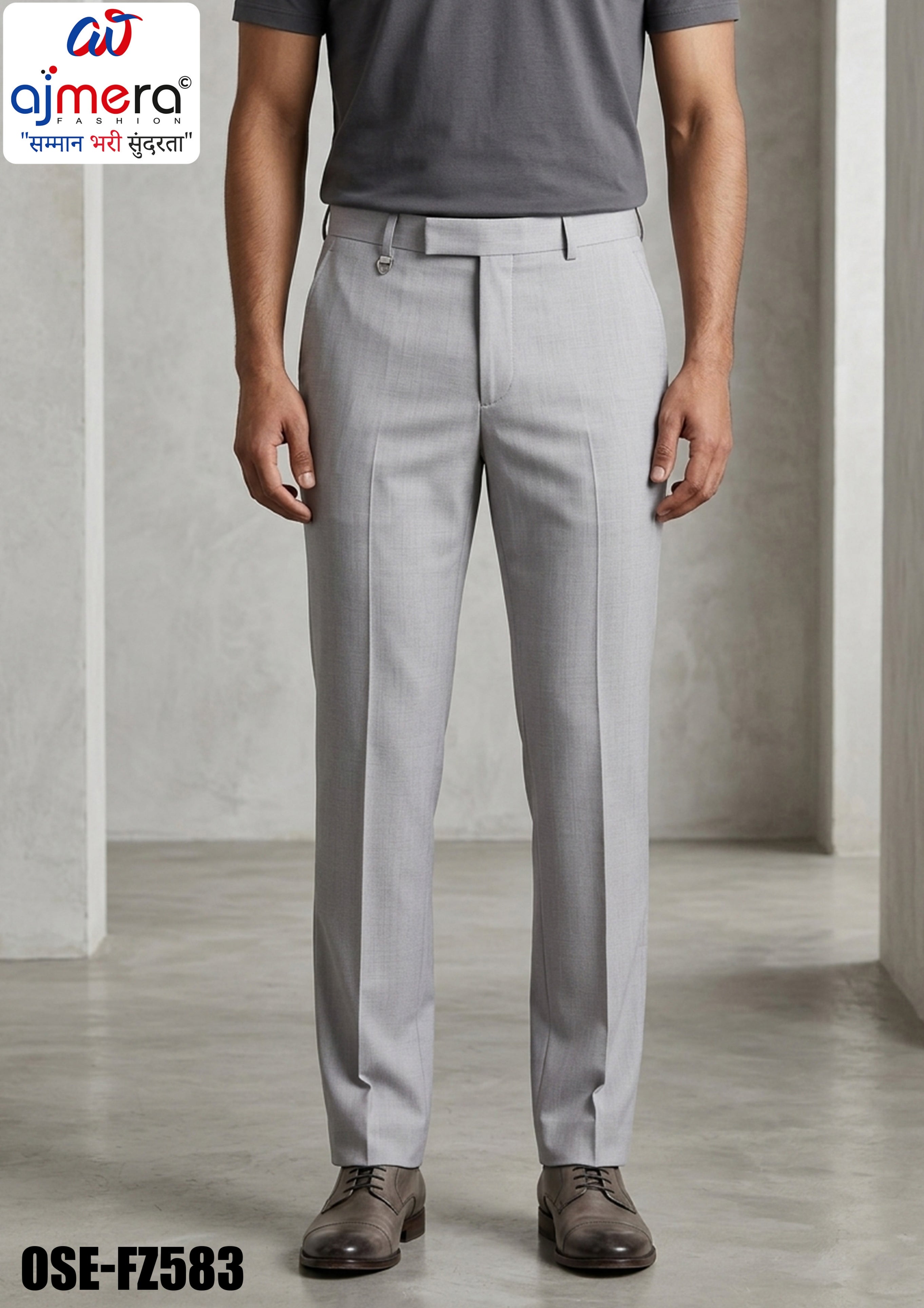 Premium Men's Formal Pant for Office & Business Wear | OSE-FZ583