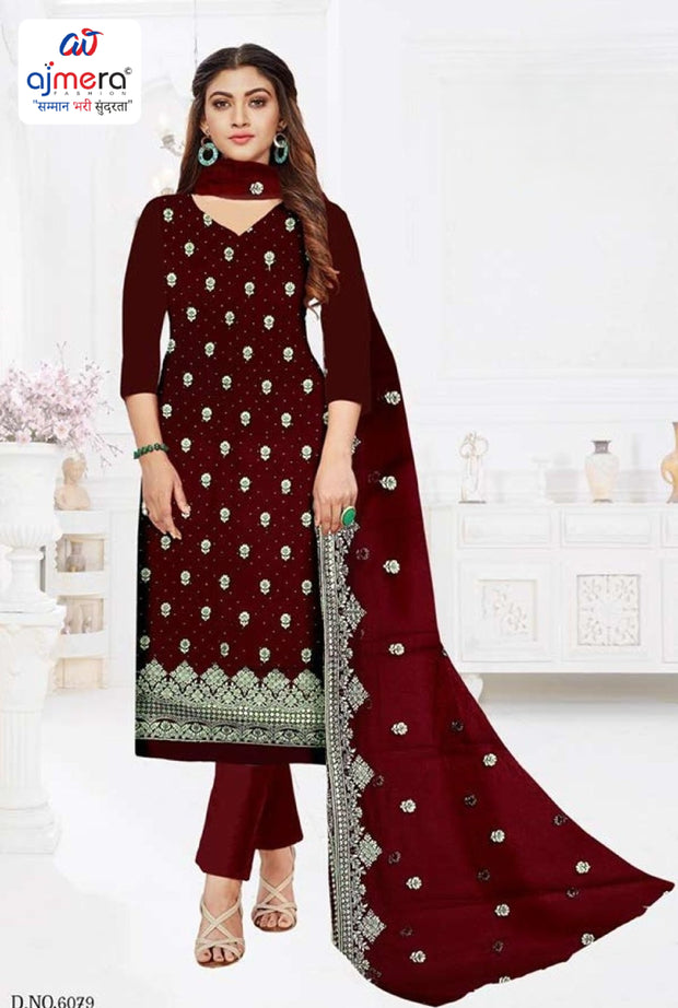 Elegant Georgette Unstitched Suit Material | LEO-6079