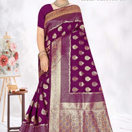 Classic Jacquard Silk Saree with Blouse Piece for Elegant Traditional Look | TUL-CLEAR SILK VOL-01