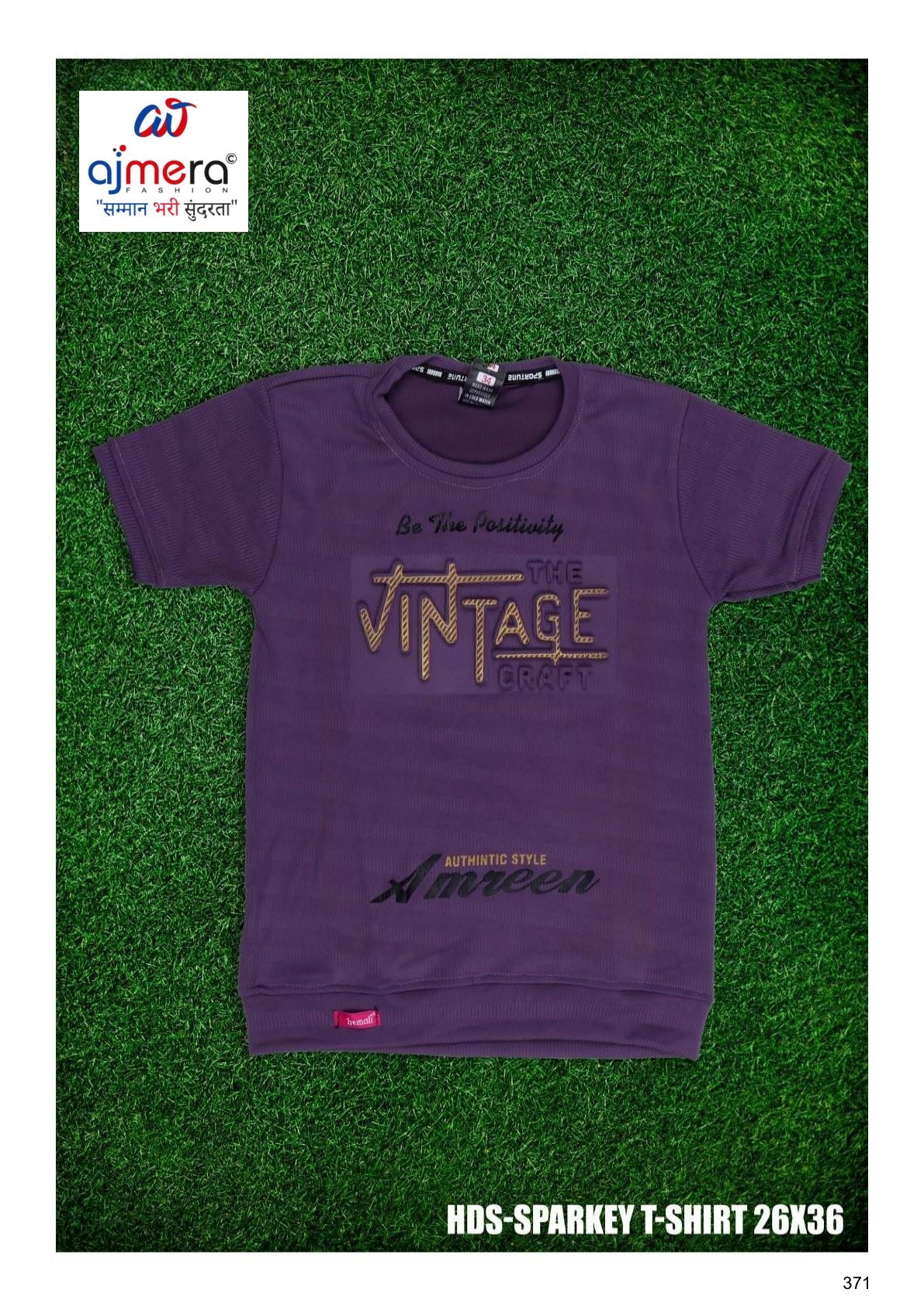 Kids T-Shirt Wholesale in Surat | HDS-SPARKEY T-SHIRT-38X40