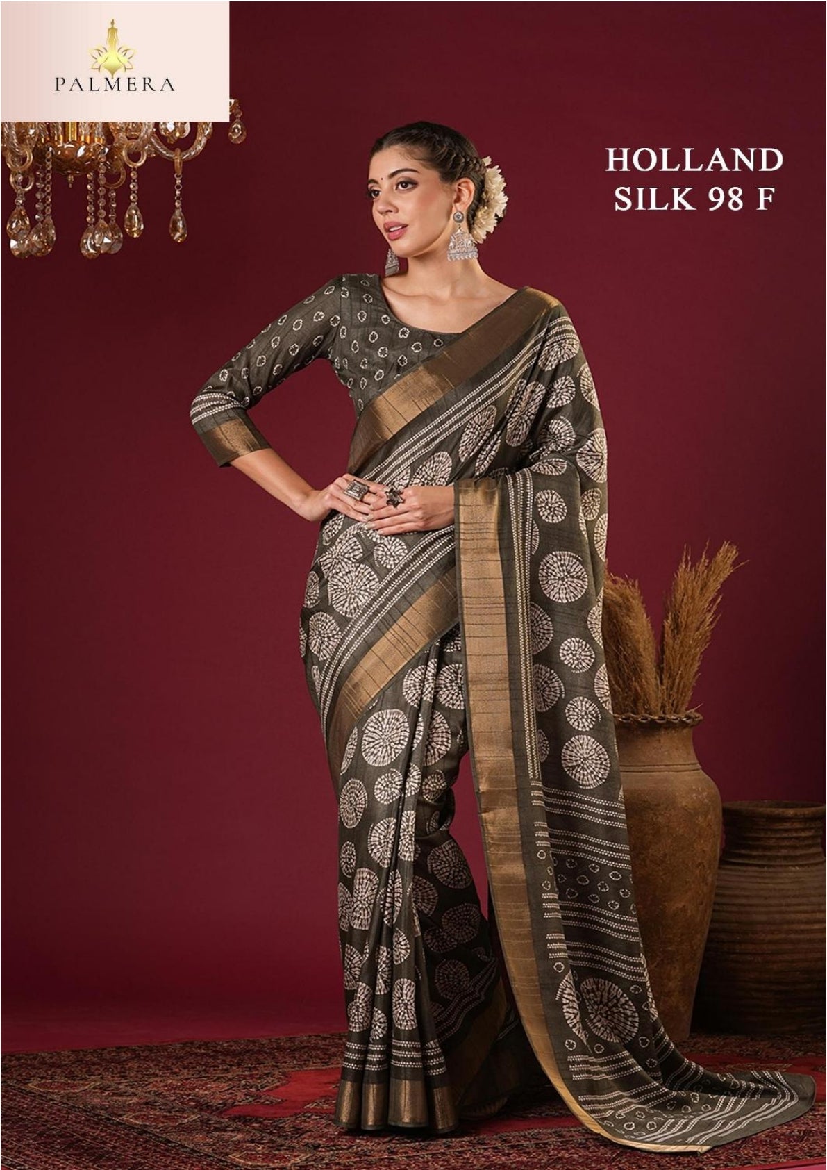 Holland Silk Kota Silk Saree with Blouse for Premium Ethnic and Traditional Wear | ALL-HOLLAND SILK-98