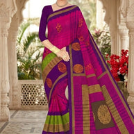 Fancy Cotton Saree with Without Blouse for Premium Ethnic and Traditional Wear | DS-5G