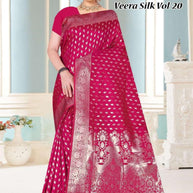 Designer Jacquard Silk Saree with Blouse Piece for Traditional Occasions | TUL-VEERA SILK VOL-20