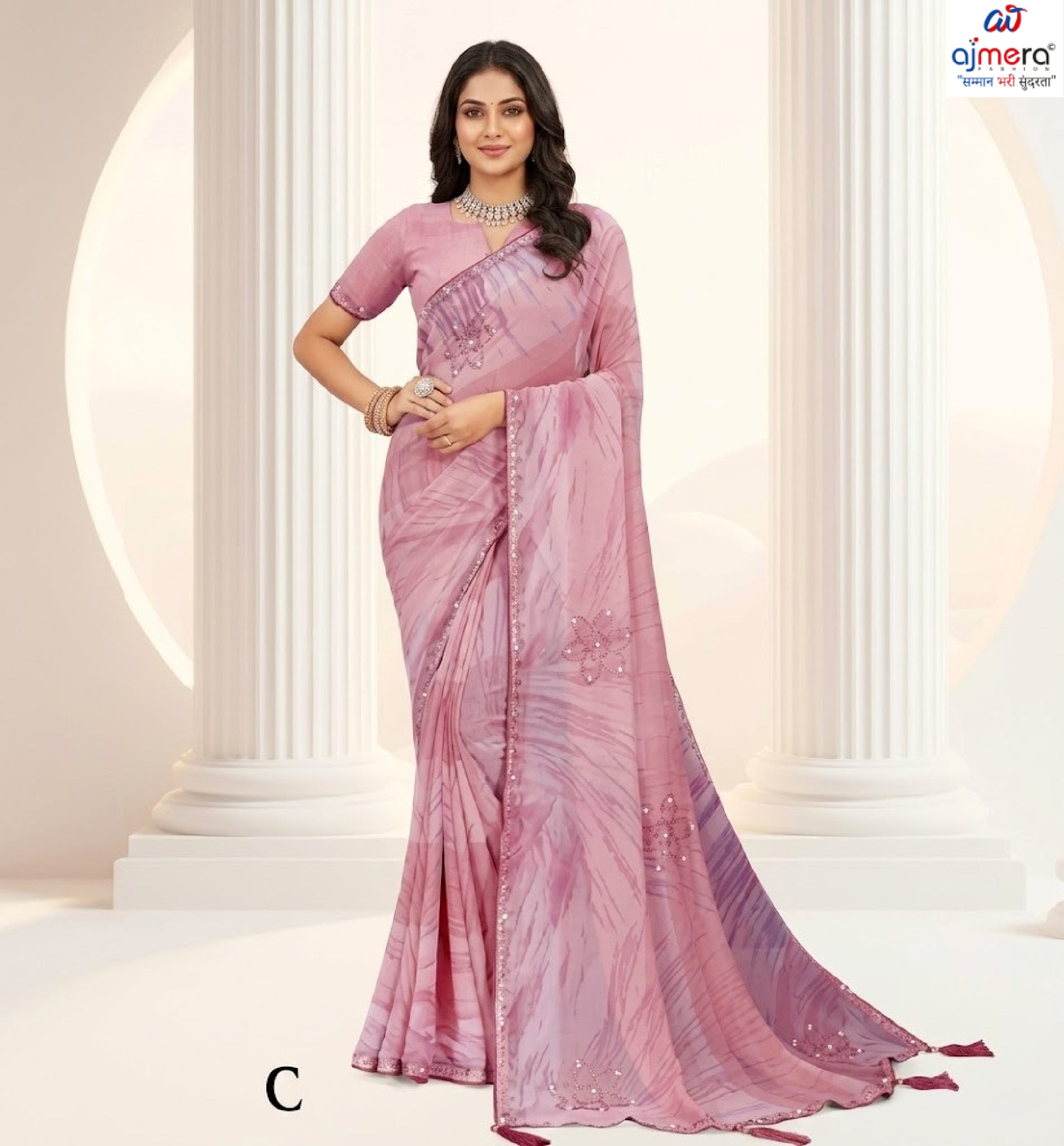 Trendy Printed Saree with Blouse Piece for Women’s Ethnic Wardrobe | RDD-ARPITA