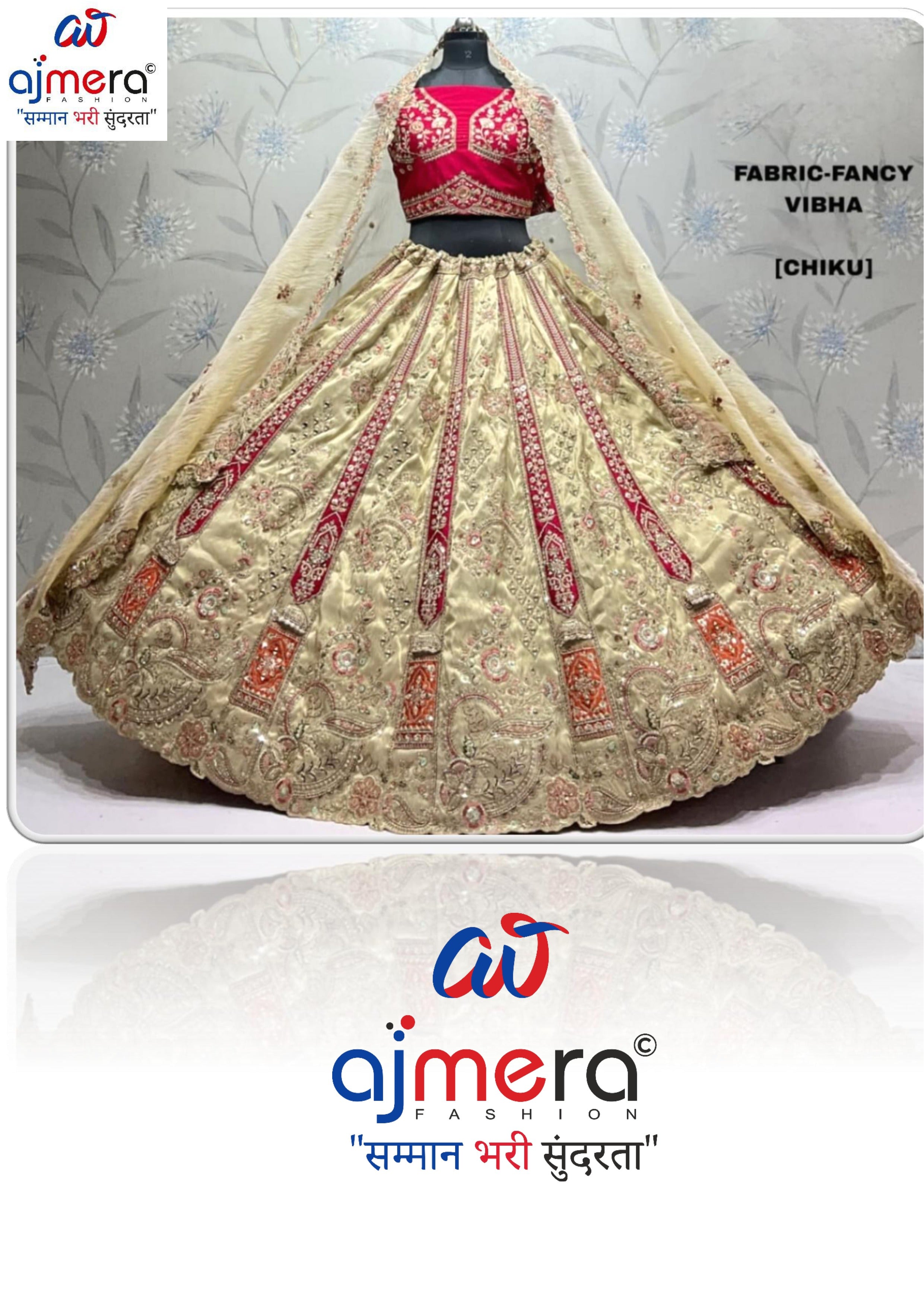 Fancy Embroidery Lehenga Choli Manufacturer Supplier Exporter|ADD-VIBHA