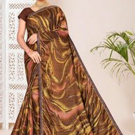 Contemporary Printed Saree with Blouse Piece for Premium Wear | SNR-SPACE