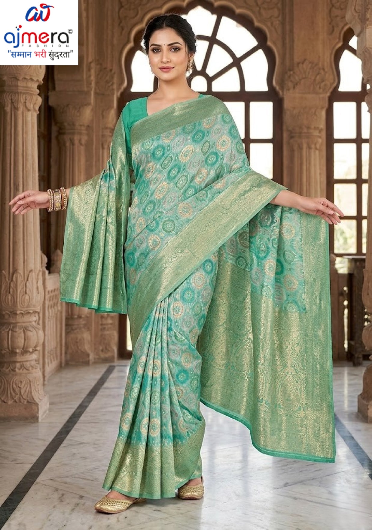 Exclusive Jacquard Silk Saree with Blouse Piece for Premium Cultural Wear | TUL-AMRIT VATIKA COTTON