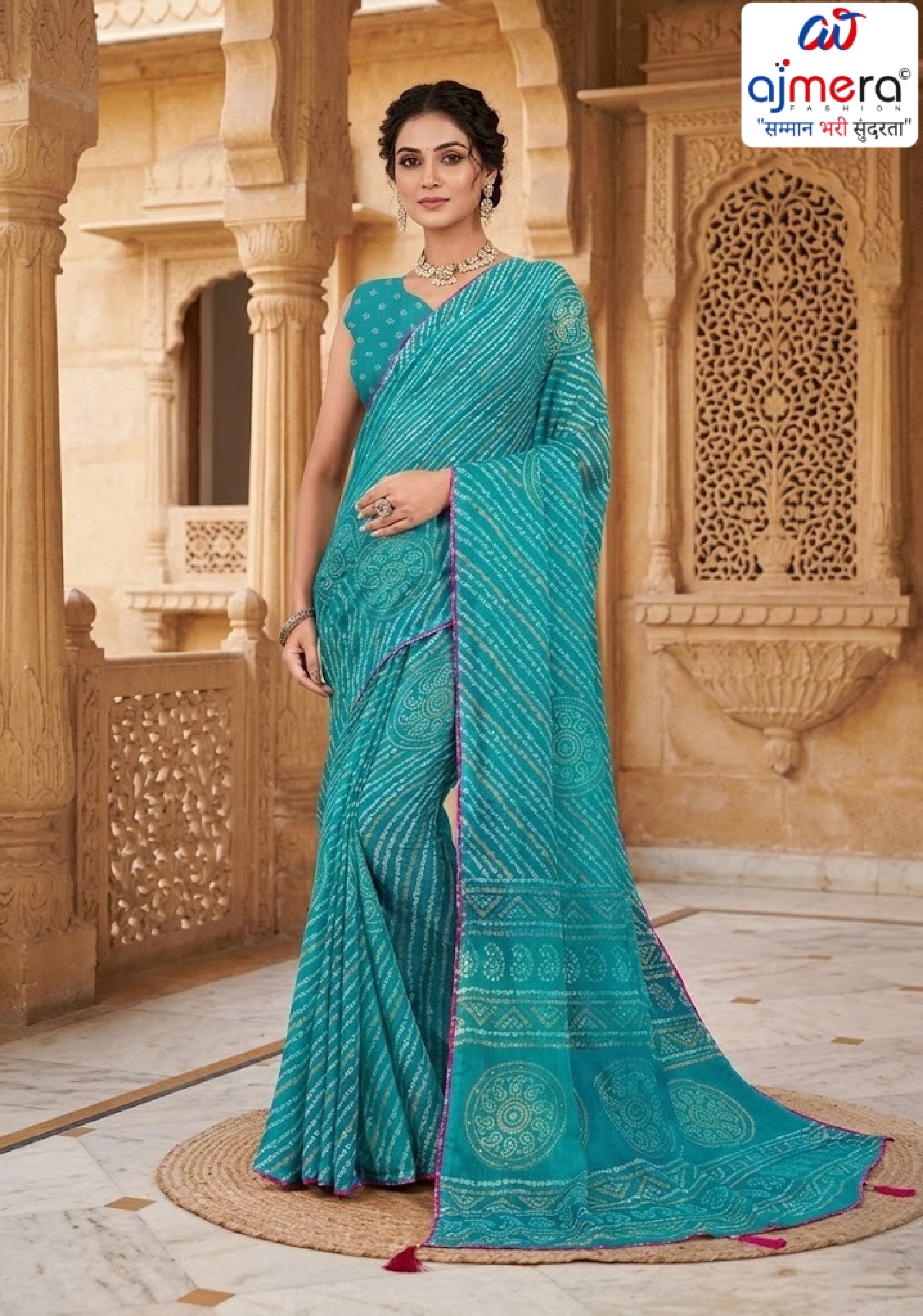 Designer Printed Saree with Blouse Piece for Special Occasions  | RMF-BANDHAN VOL-1