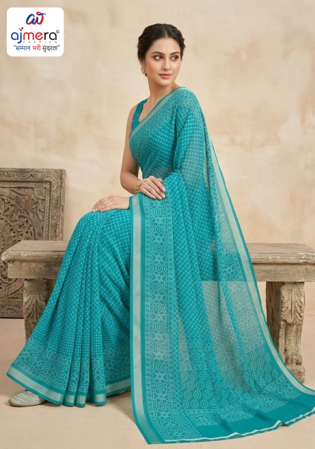 Stylish Printed Saree with Blouse Piece for Traditional Celebrations | RMF-PARI VOL-7