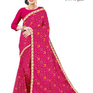 Chiffon Print Loose Saree with Blouse for Premium Ethnic and Traditional Wear | TD-SWEET LADY