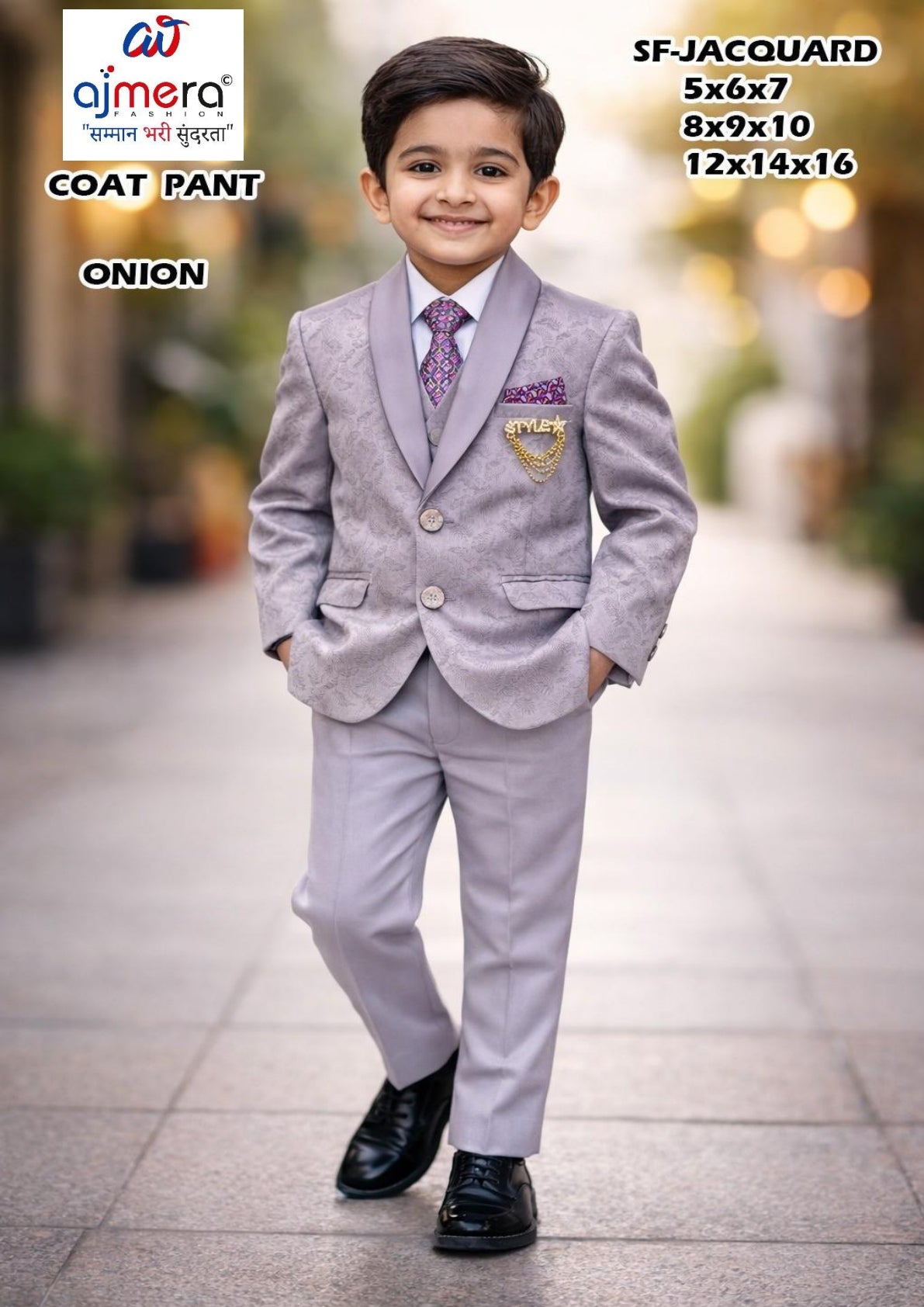 Wholesale Boys Coat Pant Set Collection | JDW-SF JACQUARD-12X16
