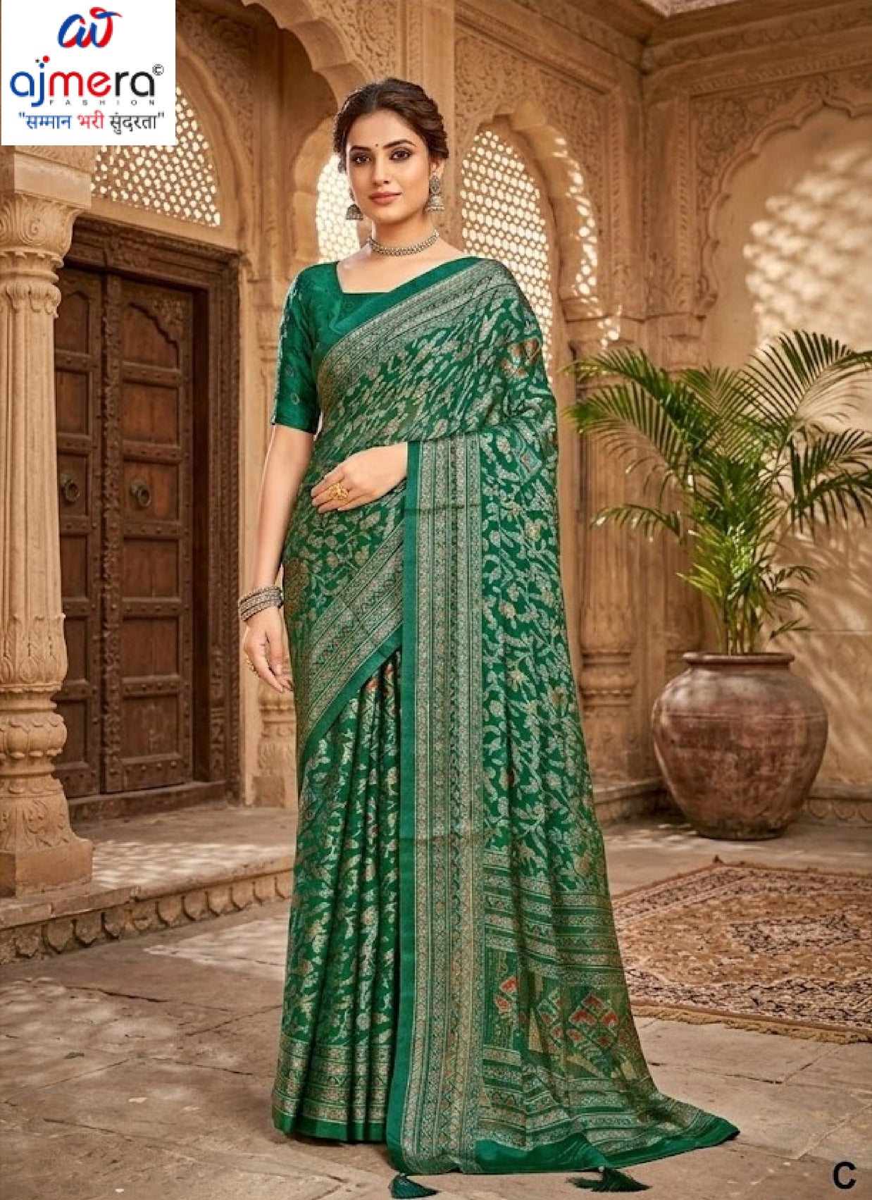 Contemporary Printed Saree with Blouse Piece for Premium Wear  | RDD-VISHAKA VOL-4