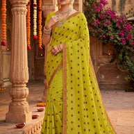 Soft Cotton Saree with Without Blouse for Premium Ethnic and Traditional Wear | PJA-BANGAL BEAUTY