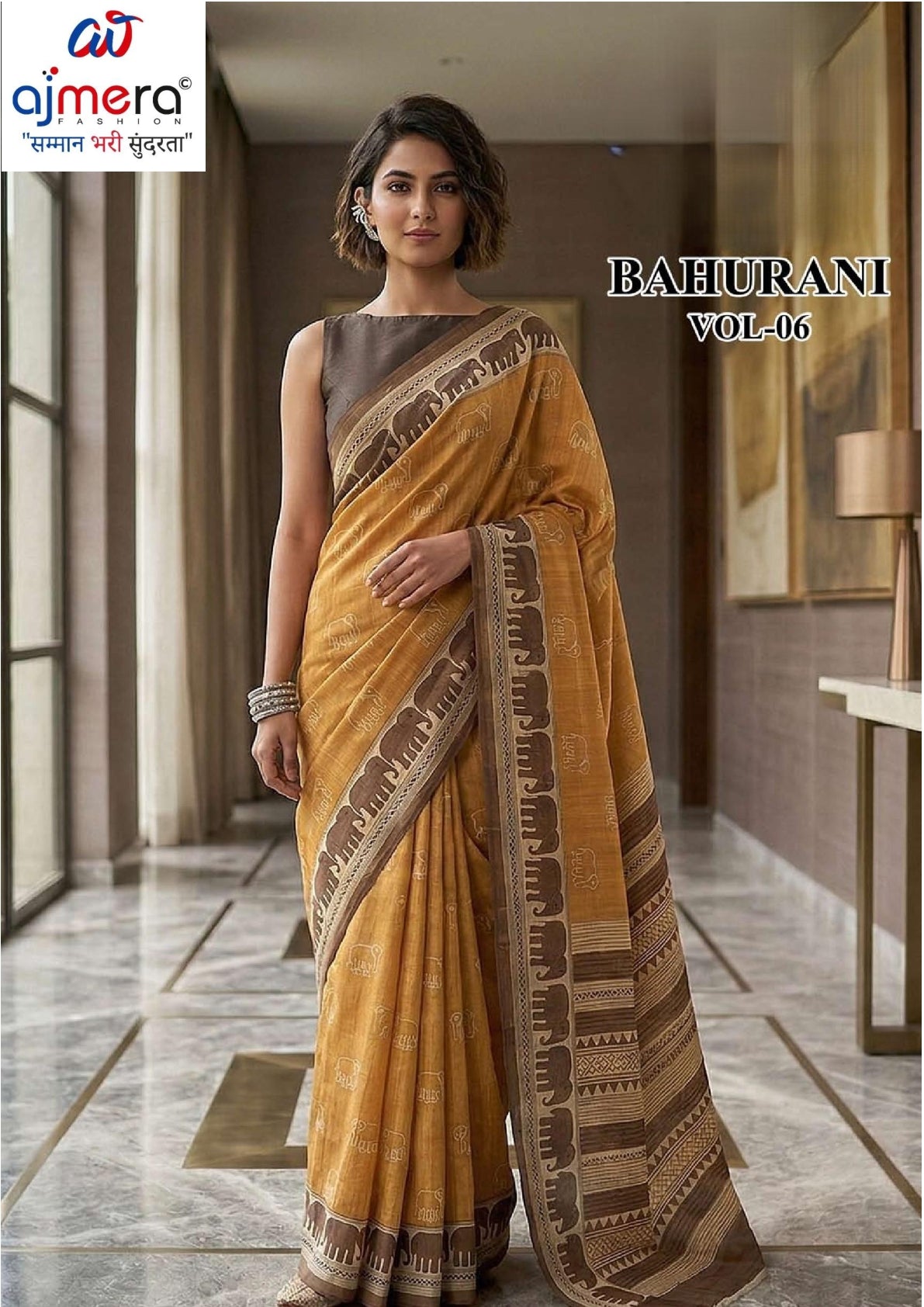 Contemporary Printed Saree with Blouse Piece for Premium Wear | RMF-BAHURANI VOL-6