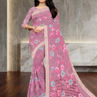 Trendy Printed Saree with Blouse Piece for Women’s Ethnic Wardrobe | SSR-YUKTI-A