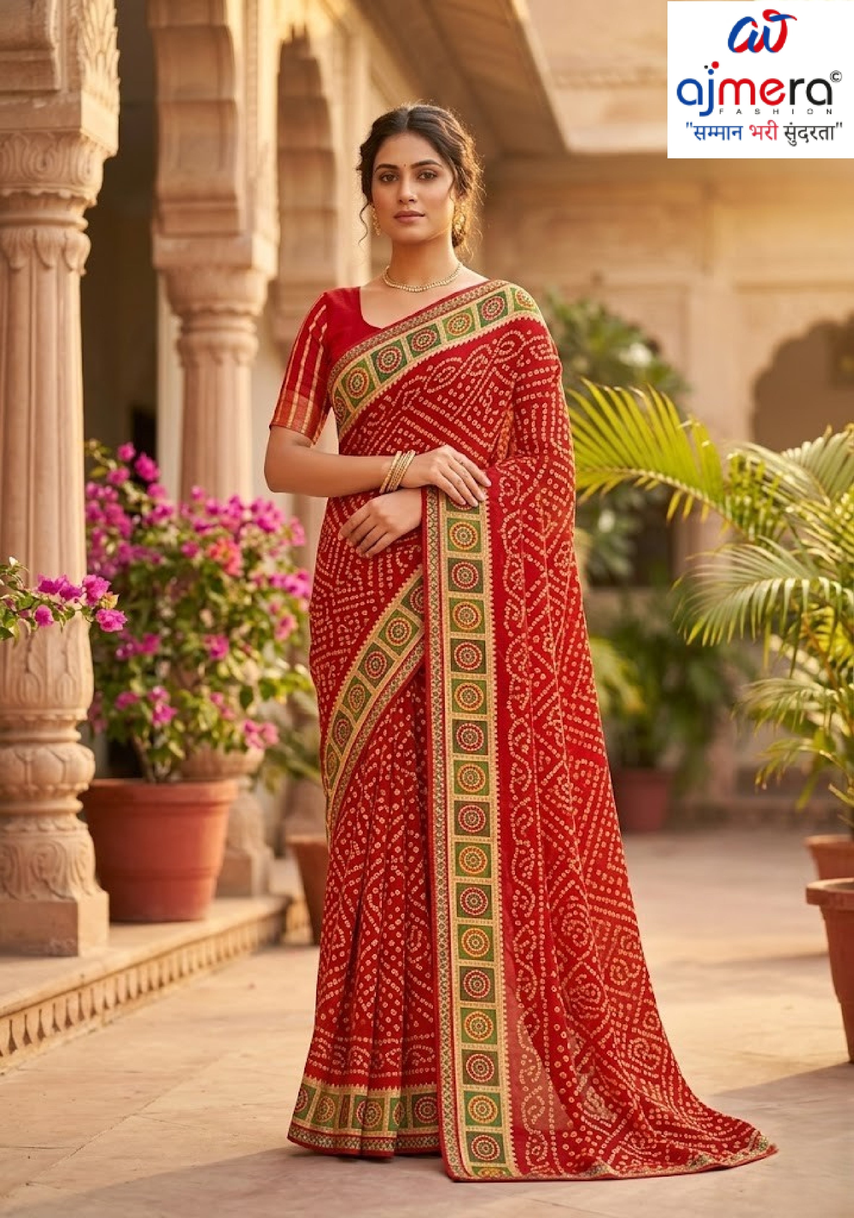Stylish Printed Saree with Blouse Piece for Traditional Celebrations | SSR-BILLION