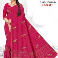 Chic Printed Saree with Blouse Piece for Sophisticated Ethnic Style | GLC-LAXMI