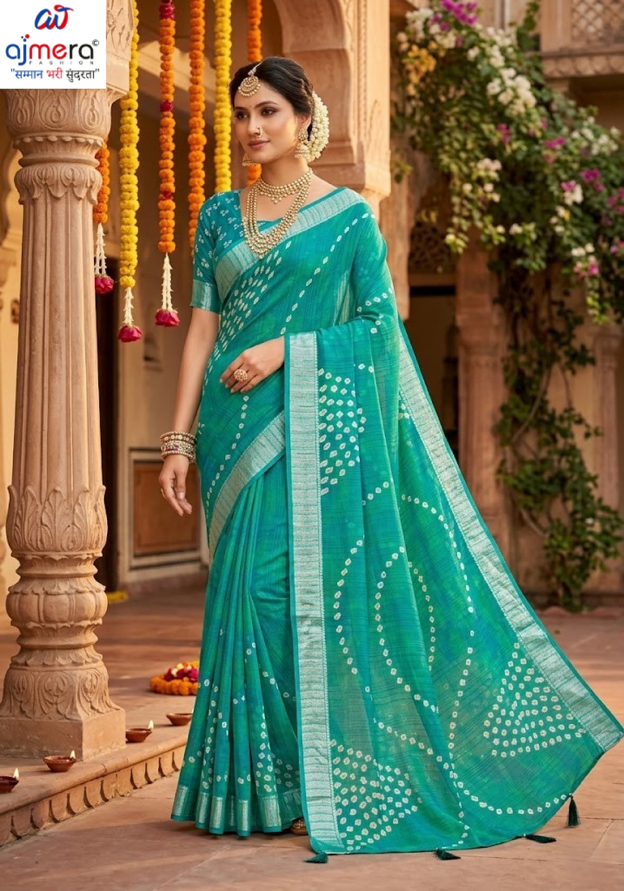 Exclusive Printed Saree with Blouse Piece for Elegant Ethnic Look  | RDD-HIMANI