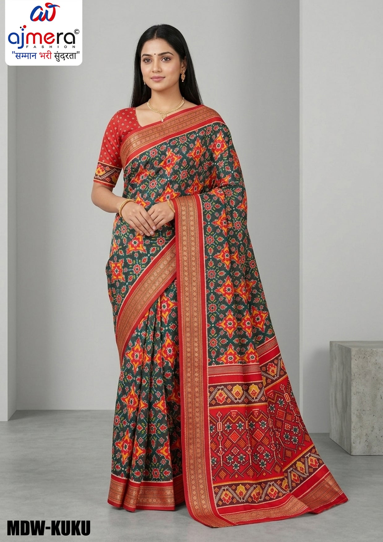 Majestic Elegance Jacquard Silk Saree With Blouse Piece | MDW-KUKU
