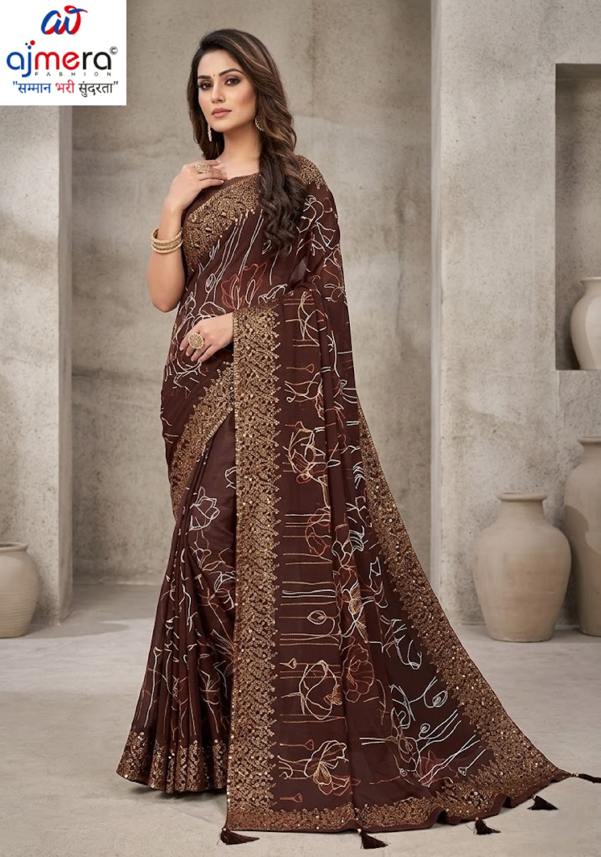 Fashionable Printed Saree with Blouse Piece for Festive Collection  | RDD-SHUBHKALA VOL-02
