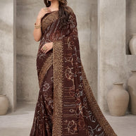 Fashionable Printed Saree with Blouse Piece for Festive Collection  | RDD-SHUBHKALA VOL-02