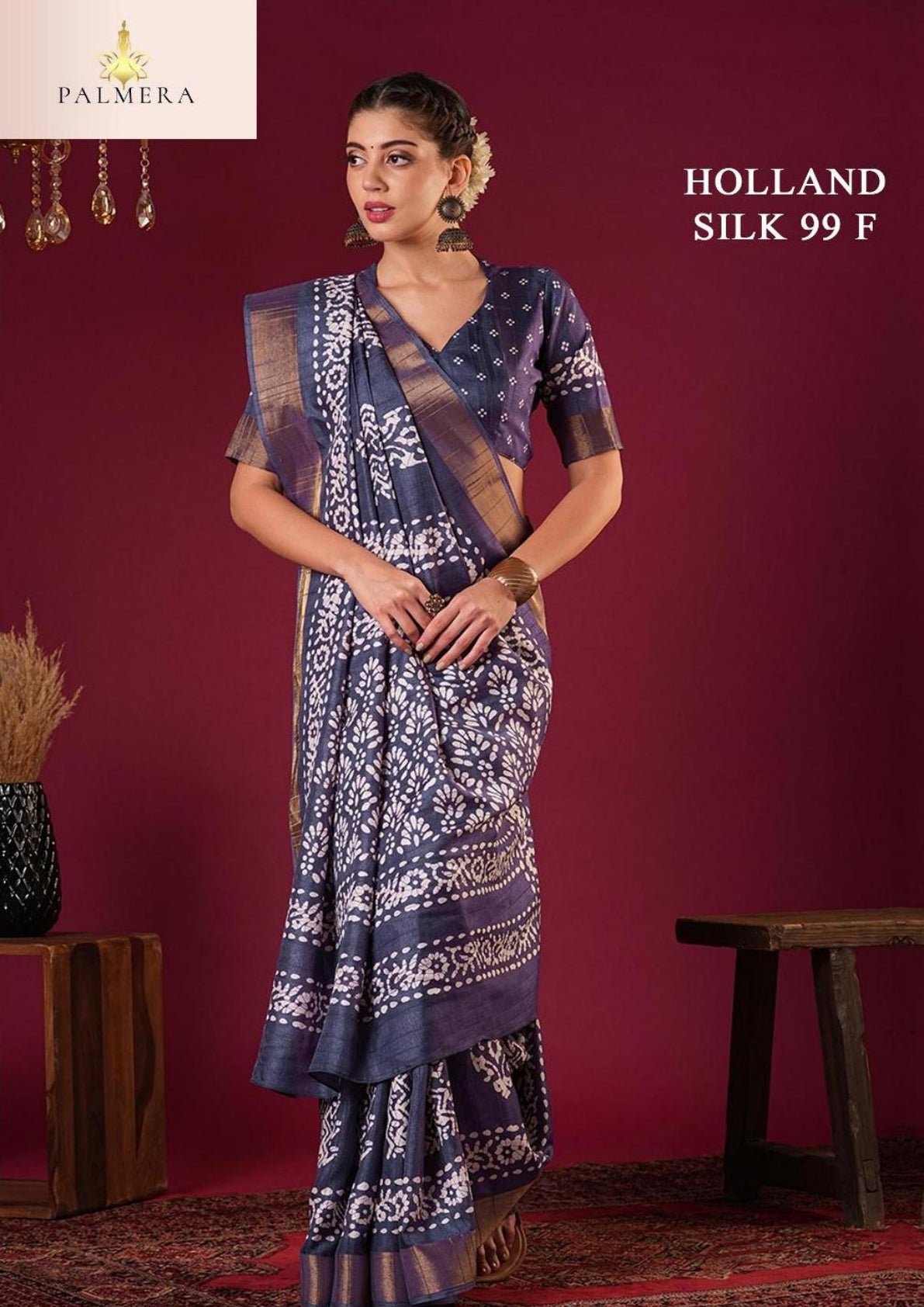 Holland Silk Kota Silk Saree with Blouse for Premium Ethnic and Traditional Wear | ALL-HOLLAND SILK-99