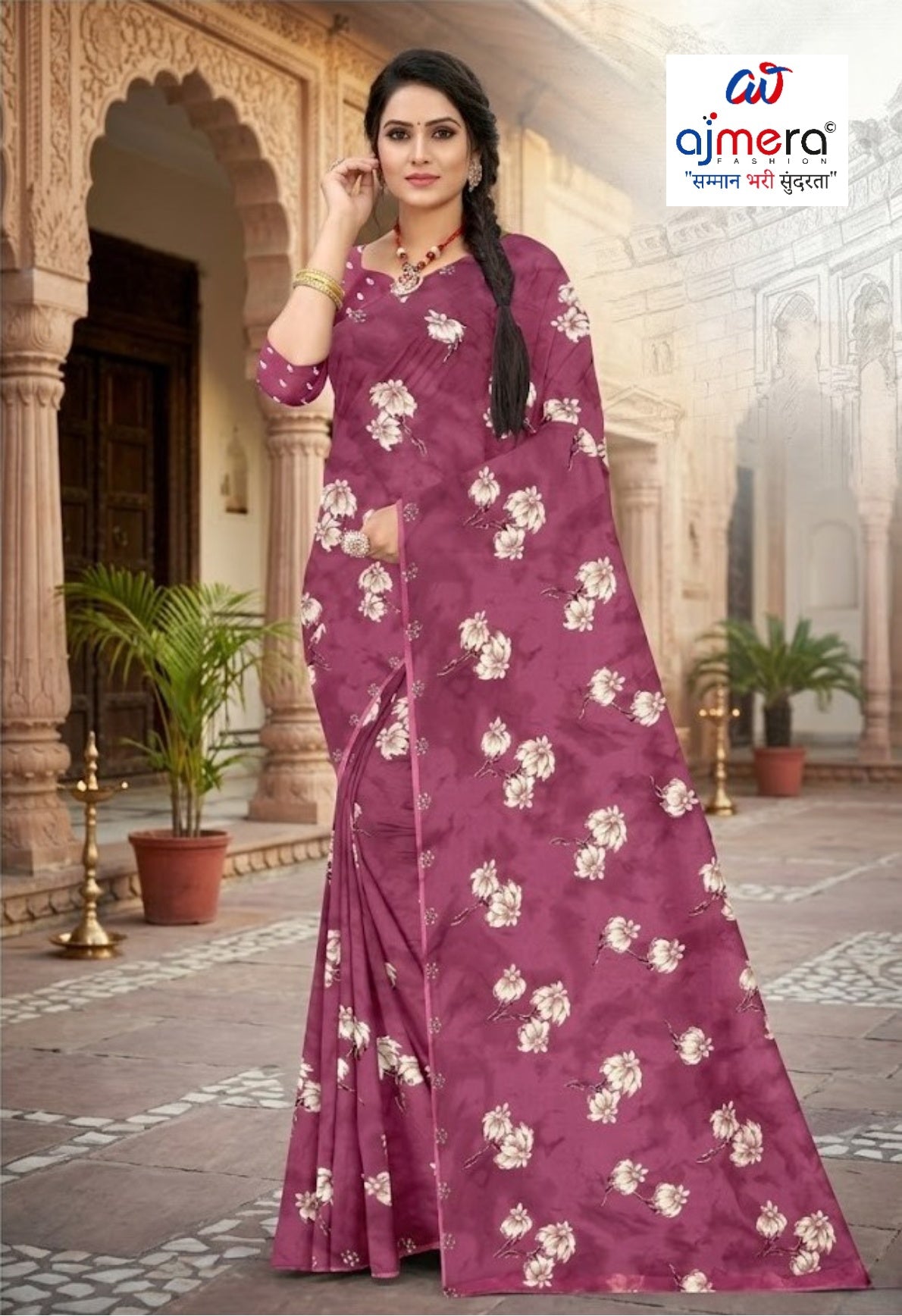 Trendy Printed Saree with Blouse Piece for Women’s Ethnic Wardrobe | GLC-PARVANA