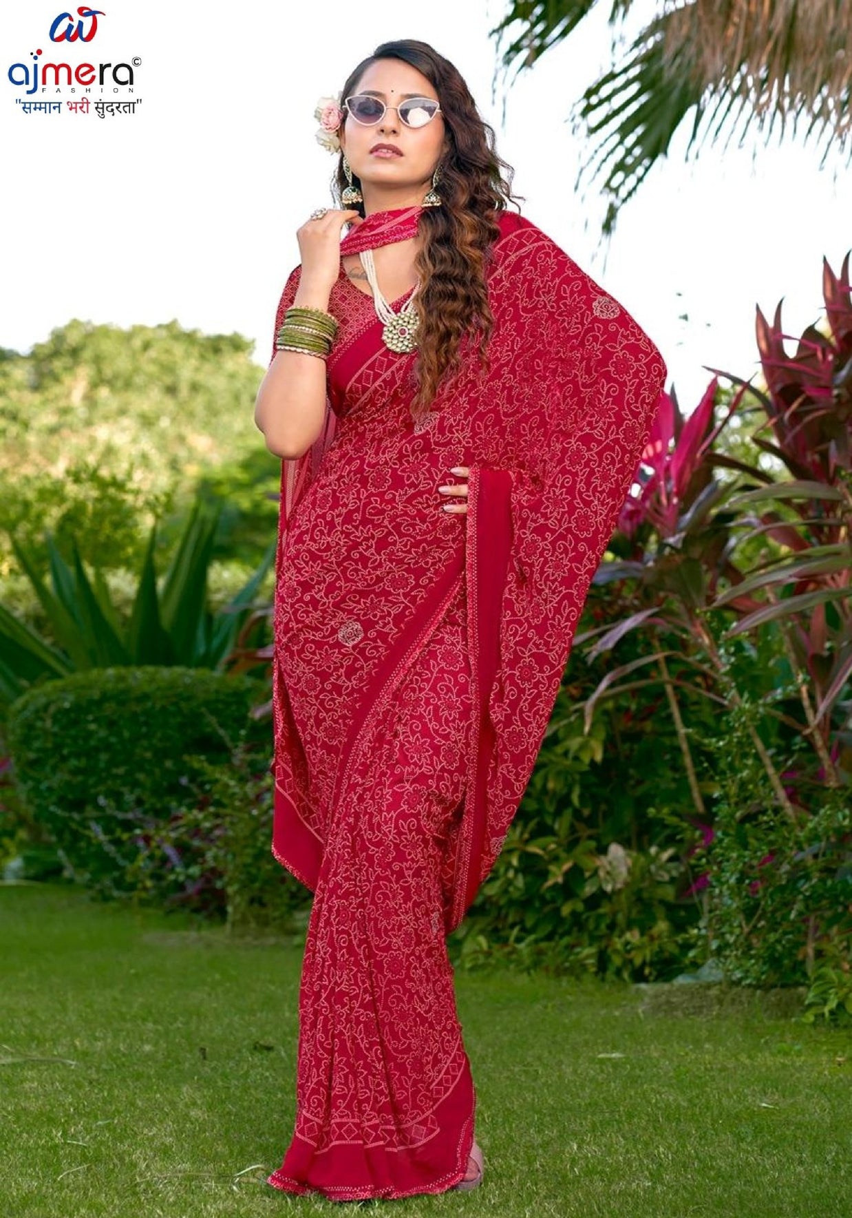 Stylish Printed Saree with Blouse Piece for Traditional Celebrations  | VDT-DISCO-13