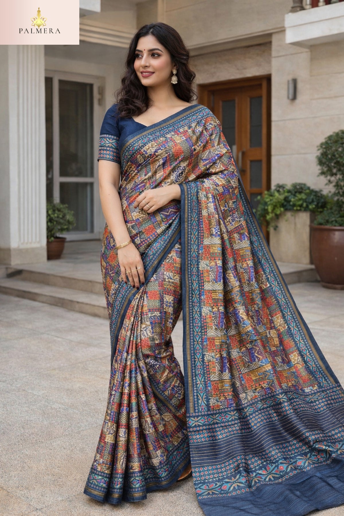Palmera Saree Wholesaler and Palmera Saree Supplier | ALL-RESHAM JARI VOL-1