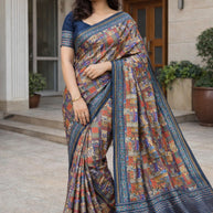 Palmera Saree Wholesaler and Palmera Saree Supplier | ALL-RESHAM JARI VOL-1