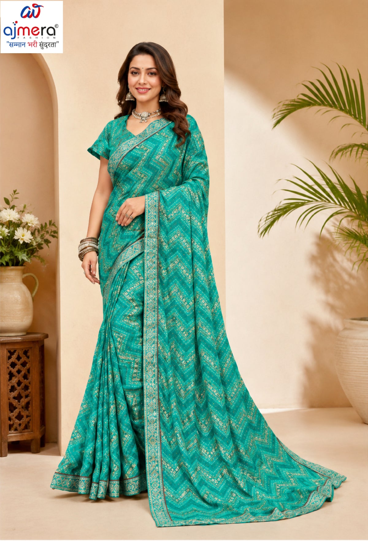 Classic Printed Saree with Blouse Piece for Timeless Traditional Style | RDD-NIKITA VOL-02