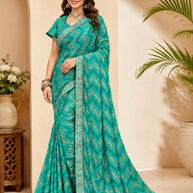 Classic Printed Saree with Blouse Piece for Timeless Traditional Style | RDD-NIKITA VOL-02