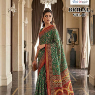 Trendy Printed Saree with Blouse Piece for Women’s Ethnic Wardrobe  | RMF-BRIDAL VOL-7