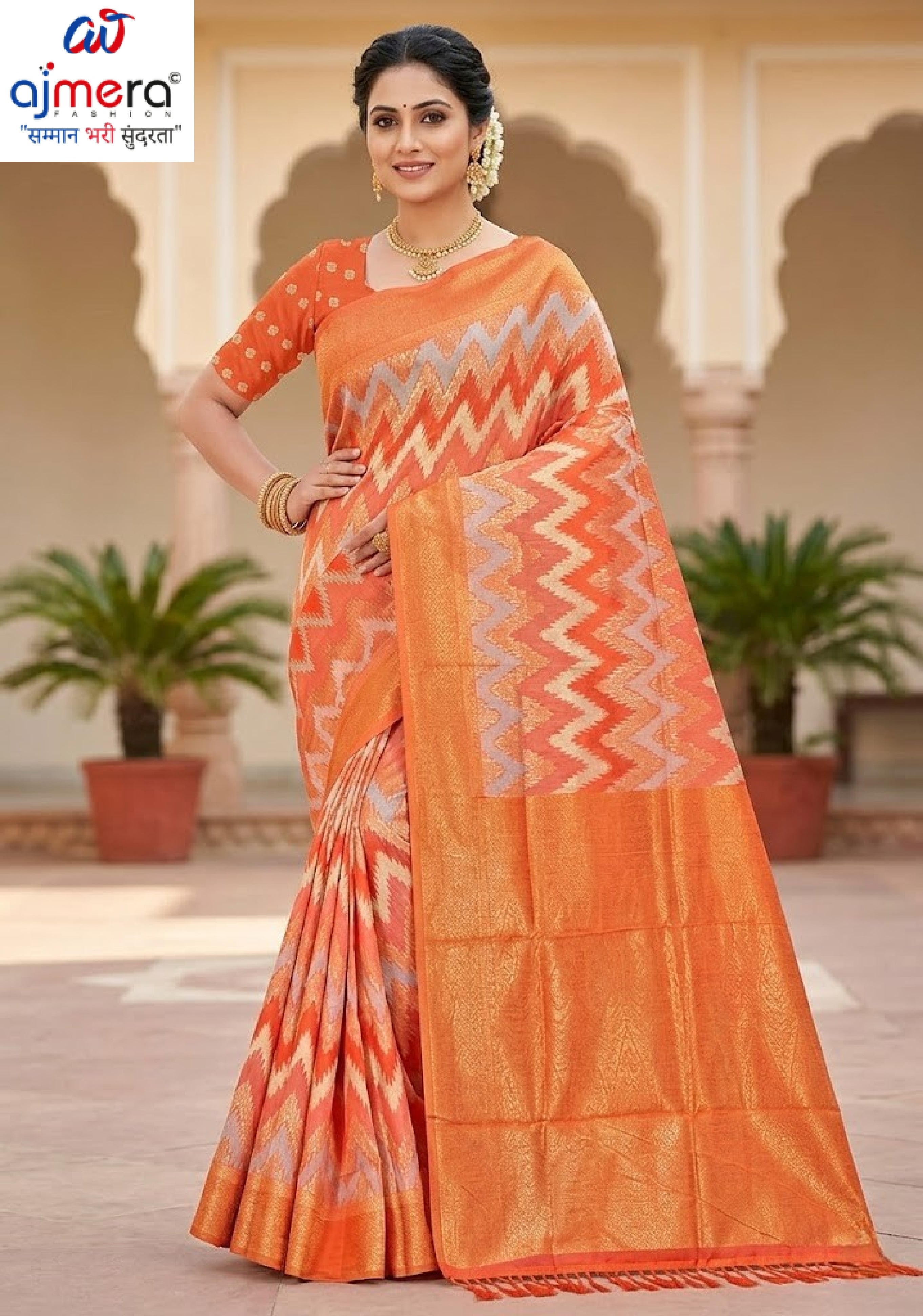 Exclusive Jacquard Silk Saree without Blouse for Premium Cultural Wear | TUL-CHANDRAMUKHI COTTON