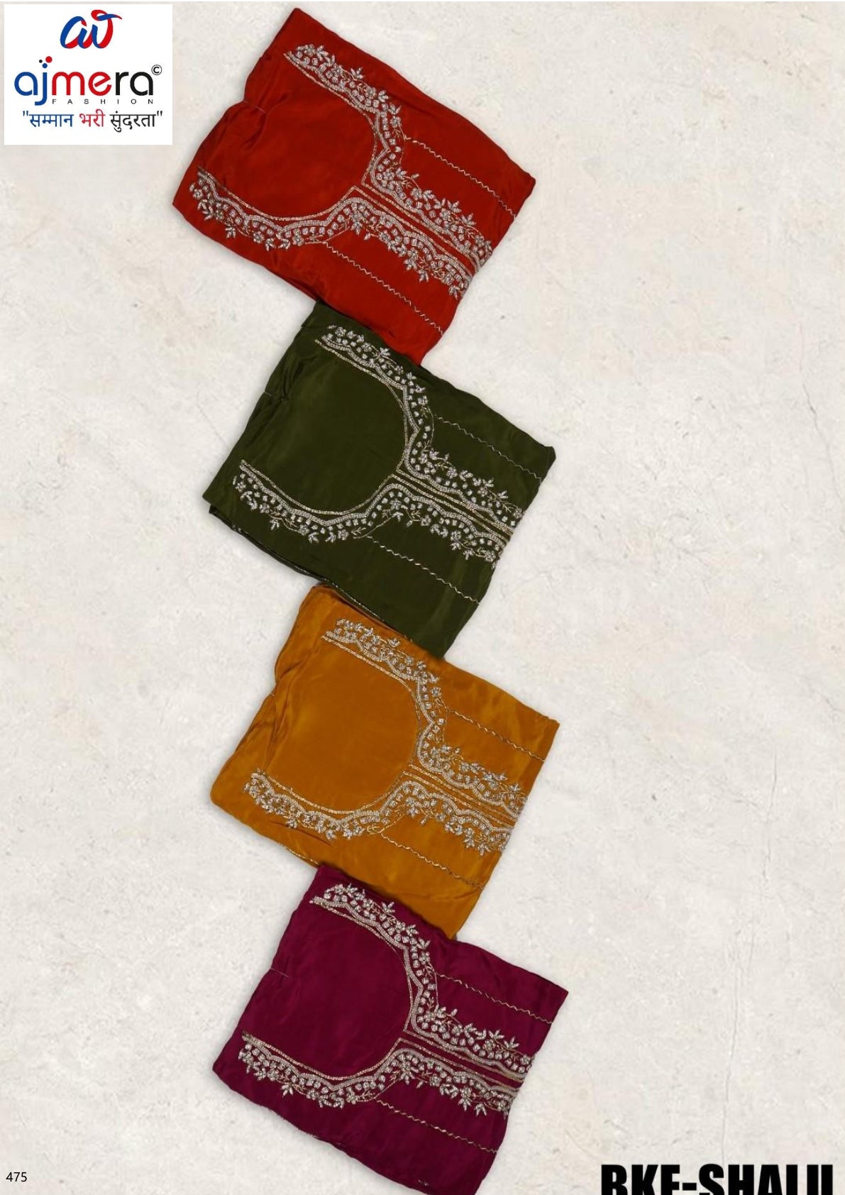 Exclusive Organza Unstitched Suit Collection for Fashion Boutiques | BKE-SHALU