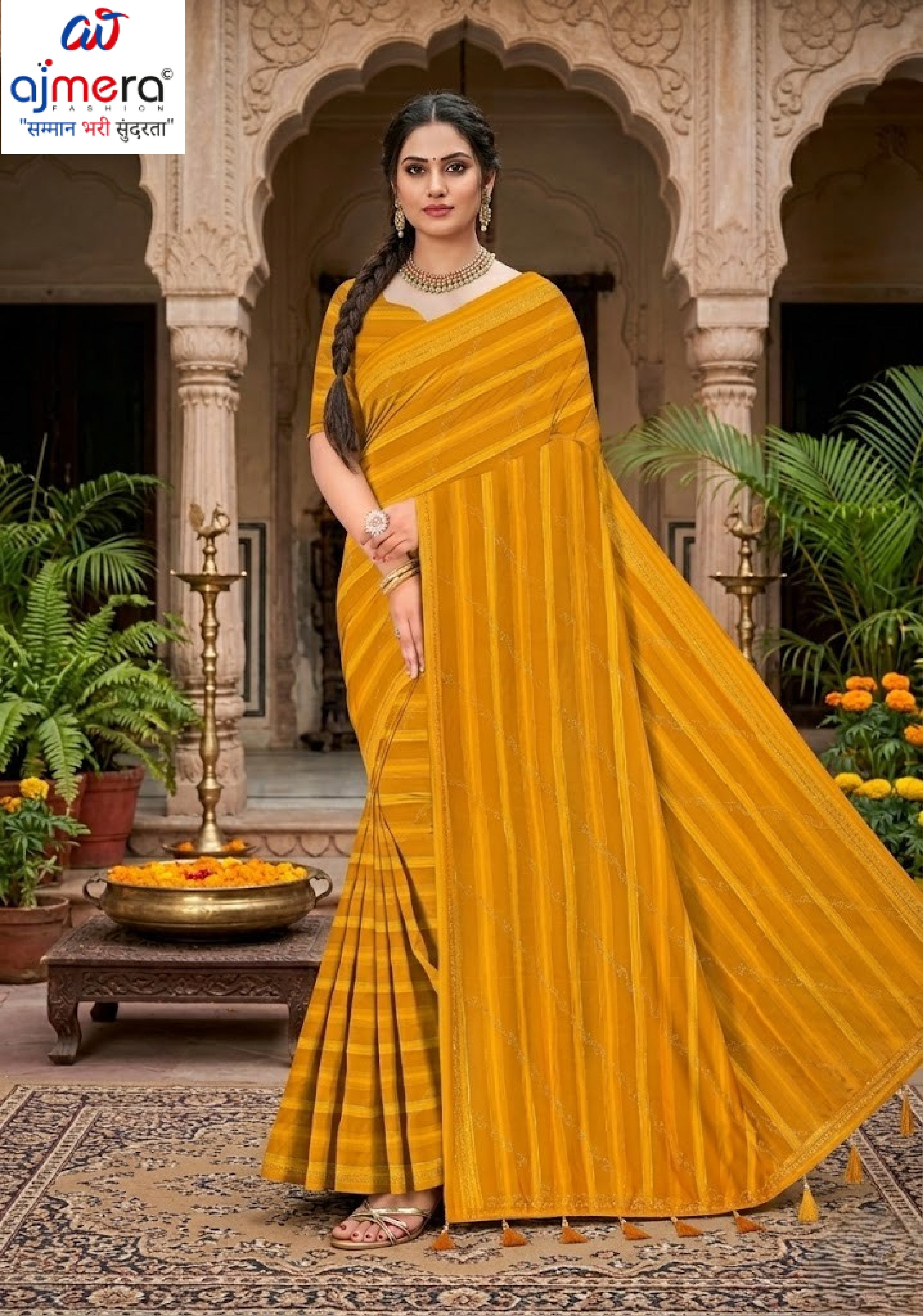 Matching Saree Manufacturer with Blouse Piece for Premium Ethnic and Traditional Wear | RAL-DHURANDHAR