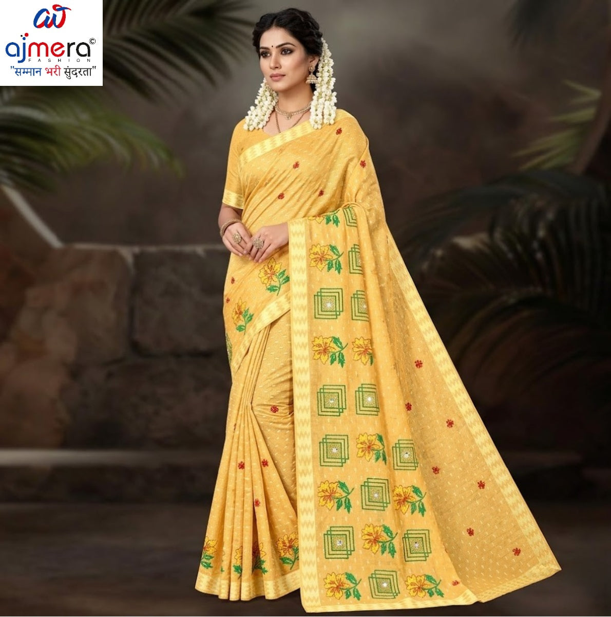 Wholesale Cotton Saree with Without Blouse for Premium Ethnic and Traditional Wear | PJA-SATSANG
