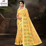 Wholesale Cotton Saree with Without Blouse for Premium Ethnic and Traditional Wear | PJA-SATSANG