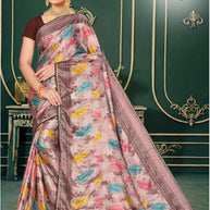Trendy Printed Saree with Blouse Piece for Women’s Ethnic Wardrobe  | SNR-SUNDAY