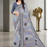 Trendy Printed Saree with Blouse Piece for Women’s Ethnic Wardrobe | CAS-PREM RATAN