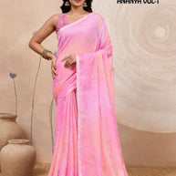 Chic Printed Saree with Blouse Piece for Sophisticated Ethnic Style  | RMF-ANANYA VOL-1