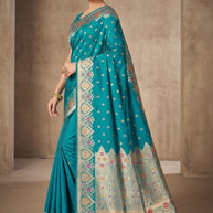 Heritage Jacquard Silk Saree With Blouse Piece | TUL-FAST STORY SILK VOL-08