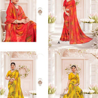 Exclusive Printed Saree with Blouse Piece for Elegant Ethnic Look  | RDD-AANVI VOL-02