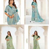 Exclusive Printed Saree with Blouse Piece for Elegant Ethnic Look | RDD-SHILPA